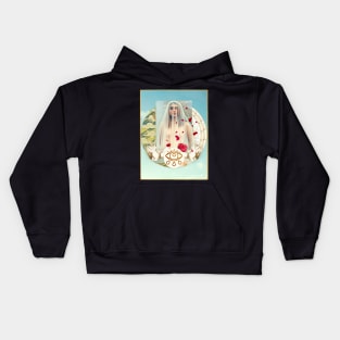 the fall, part II – a pair of lost and rosy doves Kids Hoodie